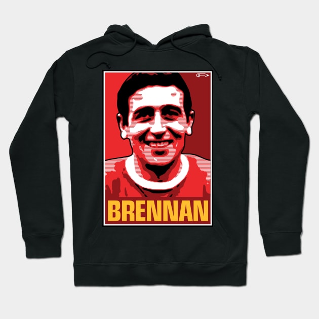 Brennan - MUFC Hoodie by David Foy Art